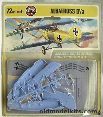 Airfix 1/72 Albatross D-Va - (Albatros DVa) - Blister Pack, 01010-0 plastic model kit